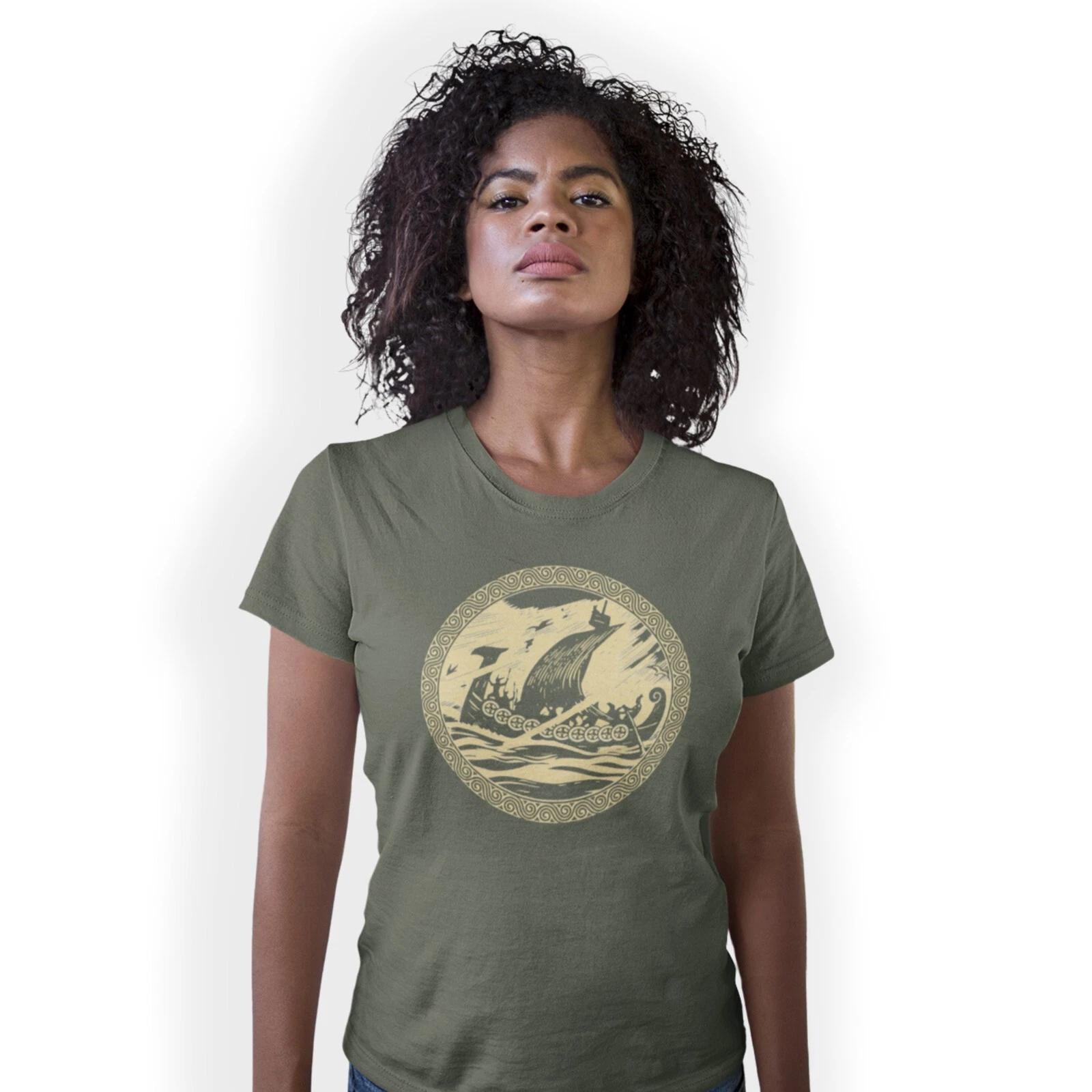 Viking Longship T-Shirt Birthday Gift 3XL