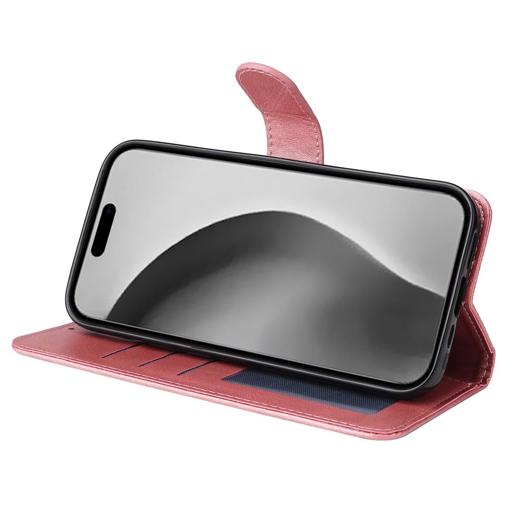 For iPhone 16 Pro Max Stand Case Card Slot Leather Wallet Phone Cover