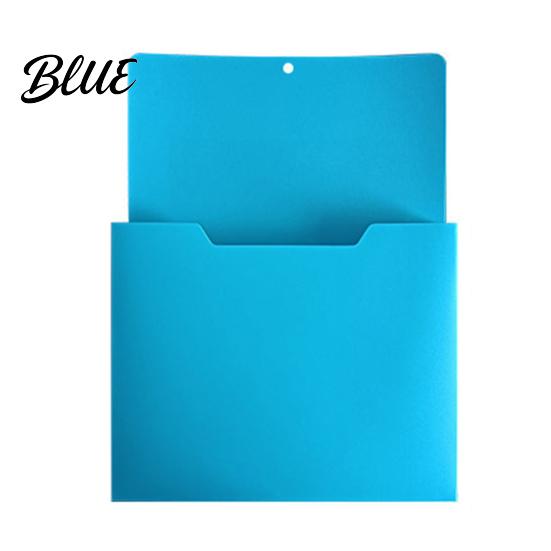Magnetischer Datei-Halter Halter mit großer Rückwand zum Aufhängen Kunststoff Dokumententaschen-Organizer A4 Papier-Organizer-Etui für Whiteboard Kühlschrank