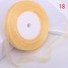38Meter/Roll 1.5Cm Sheer Chiffon Ribbon For Handmade Bow Craft Wedding Christmas Decoration Diy Card Gift Wrapping
