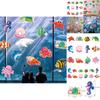 Undersea Birthday Wall Decals For Children With Starfish Turtles Sharks Design And Photo Prop Use