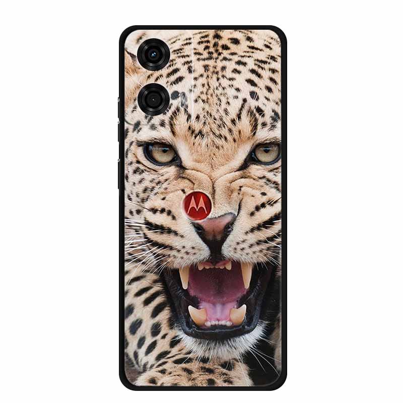 For Motorola G Stylus 5G 2024 Case TPU Animals Soft Silicone Phone Cases For Moto G Stylus 5G 2024 Wolf Protective Back Cover