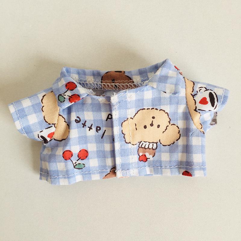 בגדי בובת קטיפה ויניל חמודה 17 ס"מ קופסה עיוורת - תליון LaBuBu שמלת אביזרים