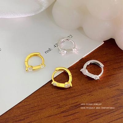 Simple Earrings, Small and Exquisite Ear Buttons for Women's Earrings, Korean Women's Niche Design