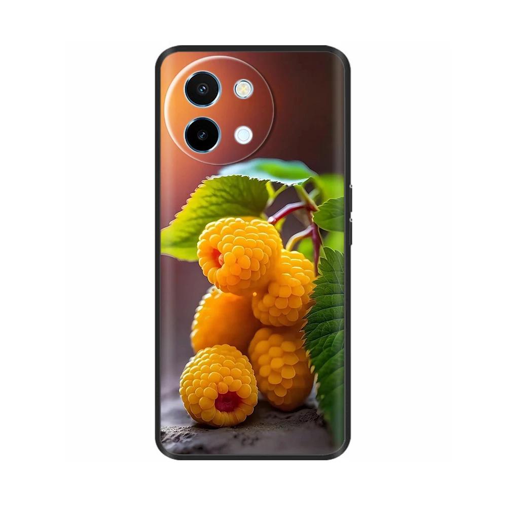 For Vivo Y38 5G Phone Case Cute Fashion Heart Flowers Cases For Vivo Y18 Soft Silicone Bumper Cover For Vivo Y18E Fundas Shells