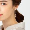 ELLE Jewelry 14K Triple Round Drop Earrings (Gold Pin) ELGPEE259