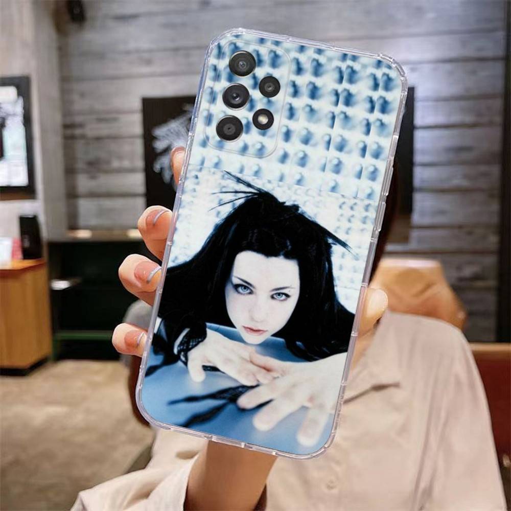Amy Lee Evanescence Phone Case For Samsung Galaxy A,71,70,52,51,40,31,50,50S,30S,21S,12,10,Note20ultra Transparent Cover samsunga30s