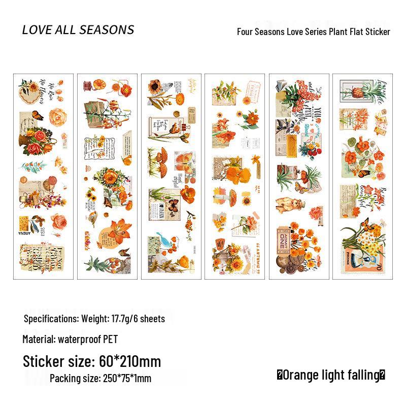 Yuezhen All-Season Waterproof Pet Notebook Sticker Pack
