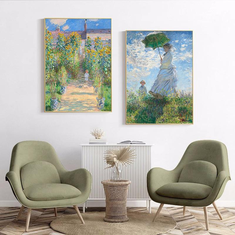 Classic Art Paintings Canvas Poster Prints Nature Wall Art Pictures for Hall Living Room Home Decor Mural Vintage Art Poster