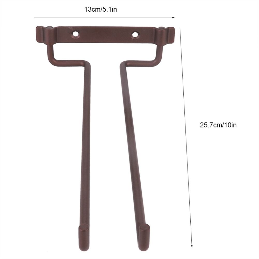 Home Bar Simple Iron Glasses Holder Fashionable Wall Mounted Wall Mounted Rack Single Row Space Saving Single Row Rack Bathroom