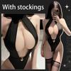 Sexy Lingerie For Sex Women Open Crotch Underwear Erotic Bodysuit Crotchless Babydoll Porn Bdsm Sexs Cosplay Without Stockings