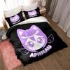 APHMAU Kawaii Aphmau Bedding Set Printed Bed Set With Pillowcase Bed Duvet Cover Soft Queen King Size Bedclothes Home Adult Boys