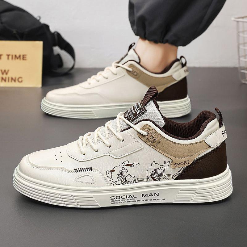 Men's Shoes New Summer Little White Shoes Trendy Versatile Board Shoes Youth Leisure Sports Trendy Shoes Men