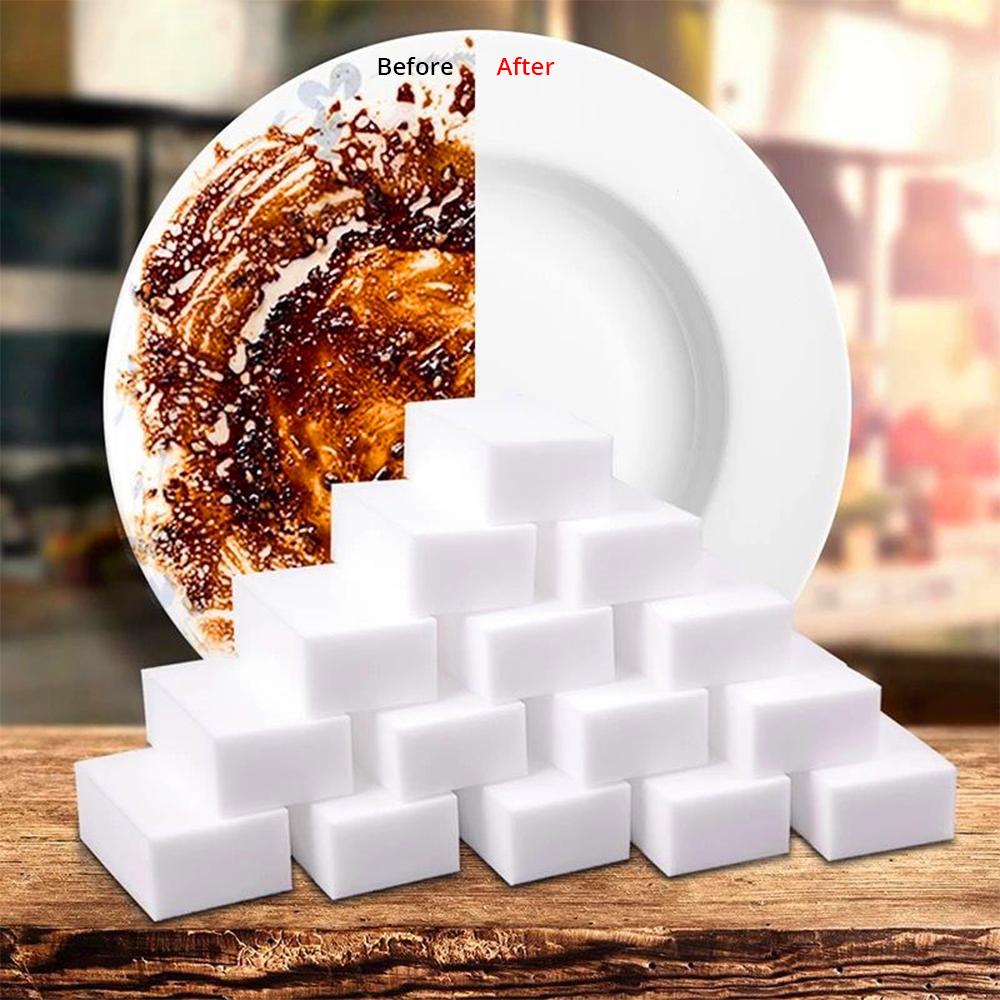 White Sponge car Eraser Melamine Cleaner Multi-Functional Kitchen Bathroom Cleaning Tools Sponge 100*60*20mm