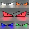 2pcs Universal Motorcycle MINI LED Demon Eye Light Devil Eye Mini  Decoration Mascars LED Light Eyes LED Lights for Motorcycle
