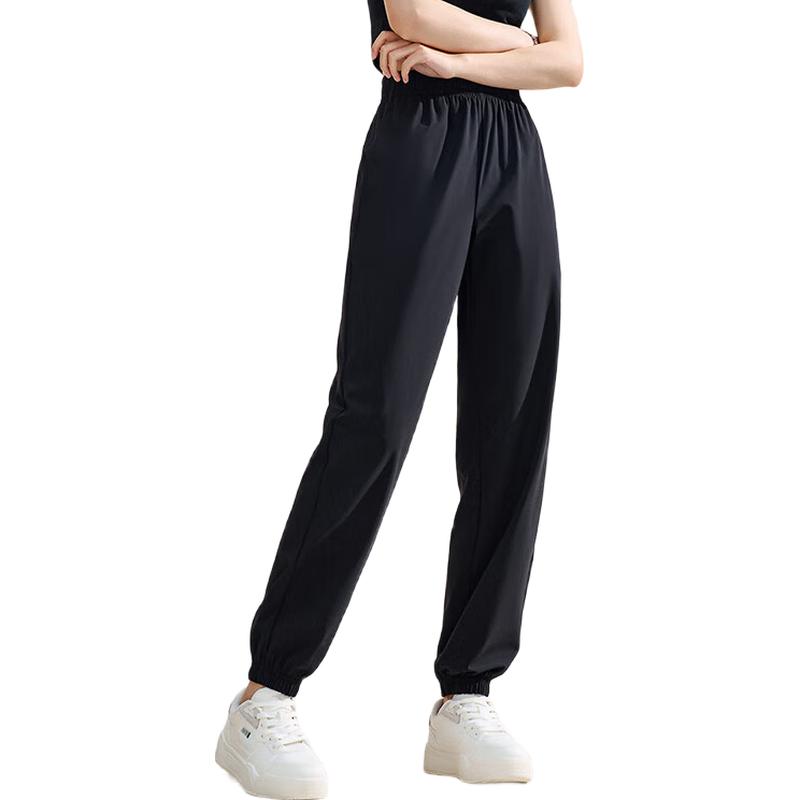 

Женские спортивные брюки Anta быстросохнущие с защитой от УФ-лучей зауженного кроя XS