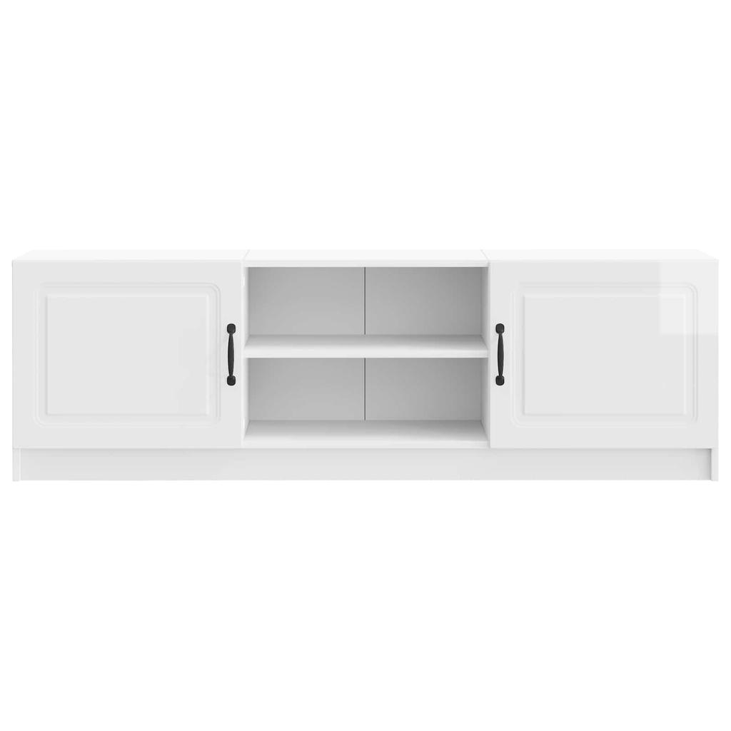 TV Cabinet High Gloss White 150 x 31 x 47 cm Particleboard