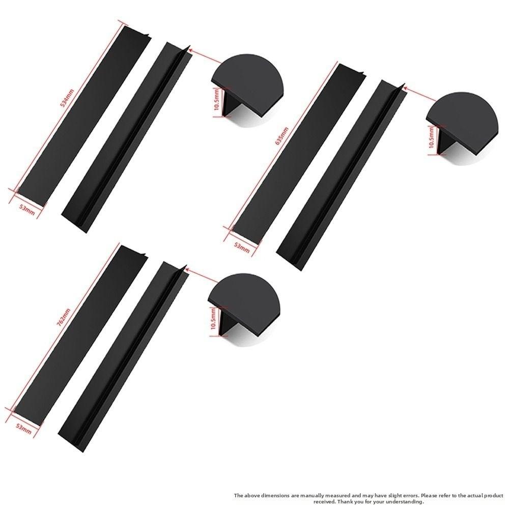 21/25/30in Silicone Sealing Strip T Shape Waterproof Gap Strip Heat Resistant Kitchen Anti-Oil Anti-Stain Strip