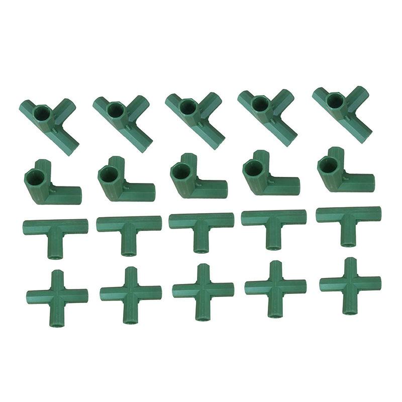 8 stk 11mm plast hageplante markise ledd Koblingsramme Drivhusbrakettdeler