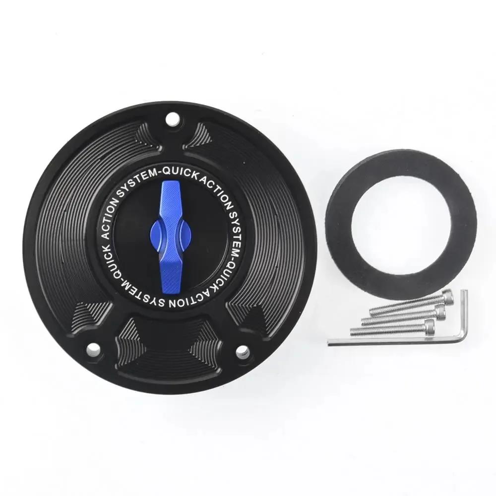 For CBR CBR1000RR ABS 2004-2013 CBR1000RR Fireblade CNC Fuel Gas Tank Cap Cover Aluminum Keyless Motorcycle Accessories