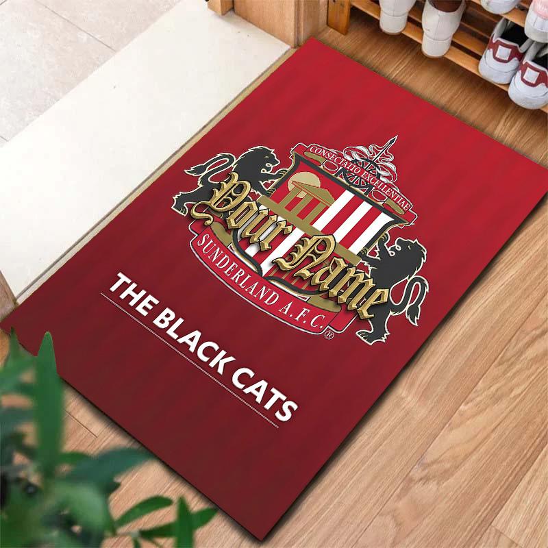 Sunderland futbolo klubo individualaus pavadinimo kilimas svetainei, miegamajam, namų sofos dekoravimui, vaikų žaidimų neslystanti grindų danga
