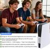 Megadream USB Hub for 4 USB Ports 1 USB Charging Port 1 Compatible with PlayStation 5 High-Speed PS5, 2.0 + + Type-C 3.1 Port, High-Speed