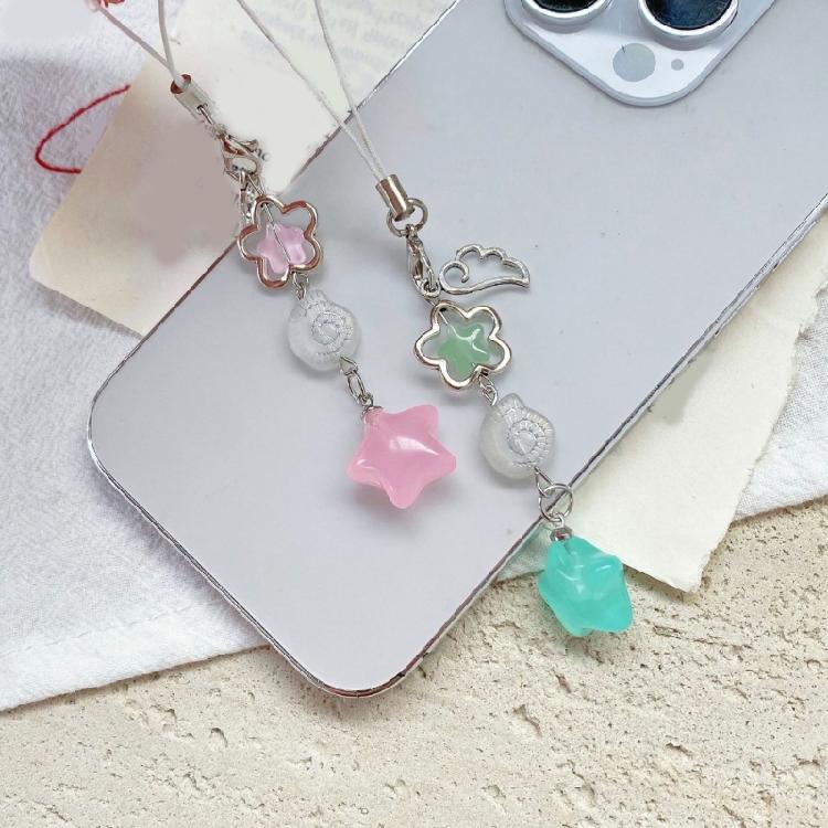 Youthful and Elegant Jelly Star Keychain Craft from Soft Materials for Easy Carrying and Daily Key Organization