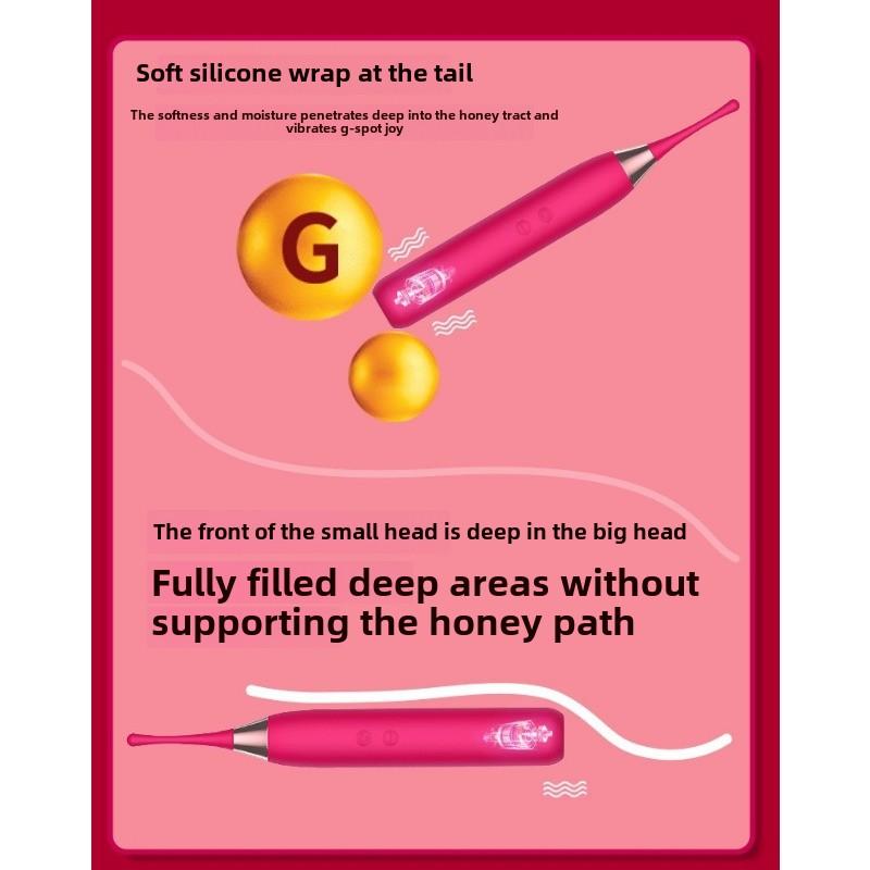 Private Desire Point Tide Pen Female High-frequency Double Head Vibration Tip Point Orgasm Stimulation Vibrator Masturbator