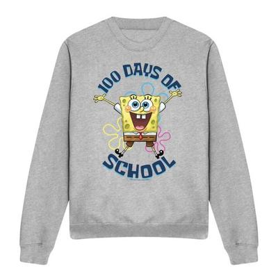 SpongeBob SquarePants Unisex Adult 100 Days Of School Sweatshirt