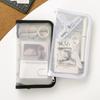 Multifunctional Transparent Zipper Pouch A6 Stationery Organizer Pouch File Folder Bag  Kids
