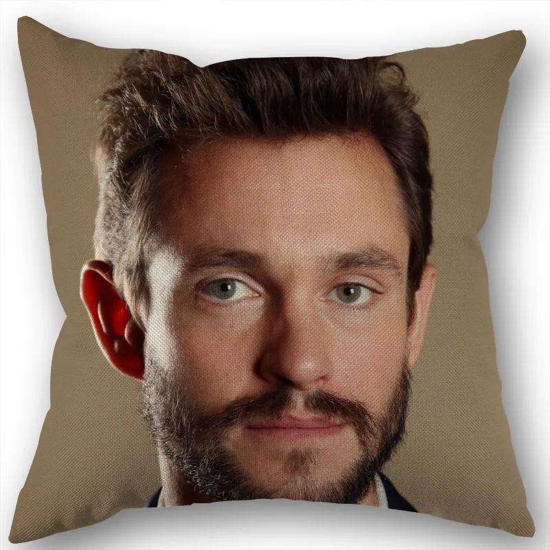 Custom Hugh Dancy Pillowcase Wedding Decorative Cotton Linen Pillow Case For Home Cushion Cover 45X45(One Sides)