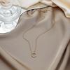 Minimalist Irregular Round Pendant Necklace for Women