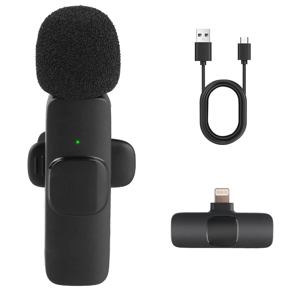 Vhodné pre iPhone Android Univerzálny Mini telefónny bezdrôtový mikrofón v štýle klopy Živé vysielanie Show Mini súprava Bluetooth mikrofón