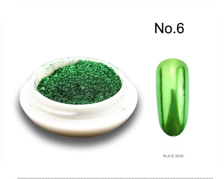 Multicolor 19 Colors Mirror Powder Hot-Selling Rice Drum Bottle Titanium Gold Nail Art DIY Essential for Nail Salons