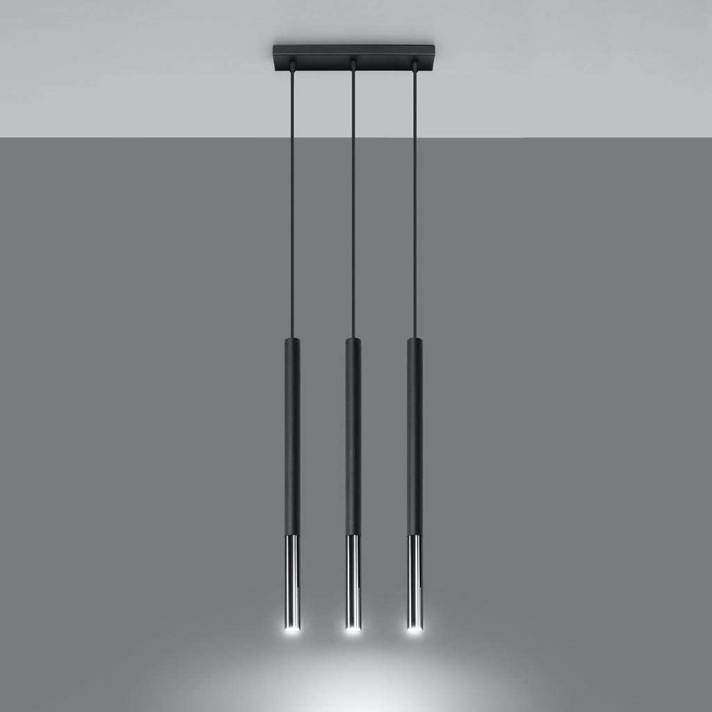 Lampa Wisząca Arenio 3 G9 Czarny Lumilo 08.666.86