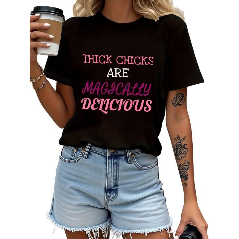 

for plus Size - For Plus Size - for Plus Size - for Plus Size - A Humorous T-Shirt Featuring a Pattern That ReadsMagic And DeliciousforPlus-Size Women S чёрный