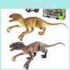 Large Size Remote Control Dinosaur Toy For Boys Wholesale Tyrannosaurus Rex Model With Articulated Joints And Light-up Features Plastic Material