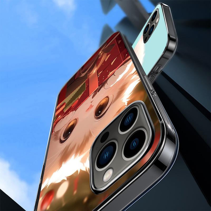 Cat Cute Kitten Cartoon Phone Case For iPhone 17 Air 16 Pro Max 16E 15 + 14 Plus 11 12 13 Mini 7 8 SE Gift Print Cover Fundas 17