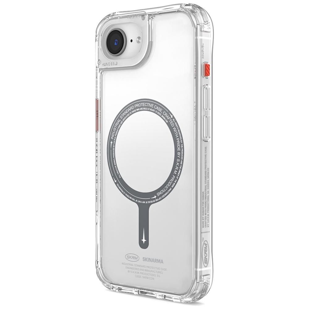 Skinarma Saido Magsafe Case For iPhone 16E Transparent