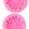 2Pcs Pink Holly Leaf SiliconeMould Silicone Fondant Resin Mould Graduation Silicone Mould   Soap