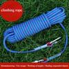 Multi Colored Mountain Climbing and Outdoor Safety Rope Wear Resistant Nylon Rope for High-altitude Operations Fire Escape Ropes