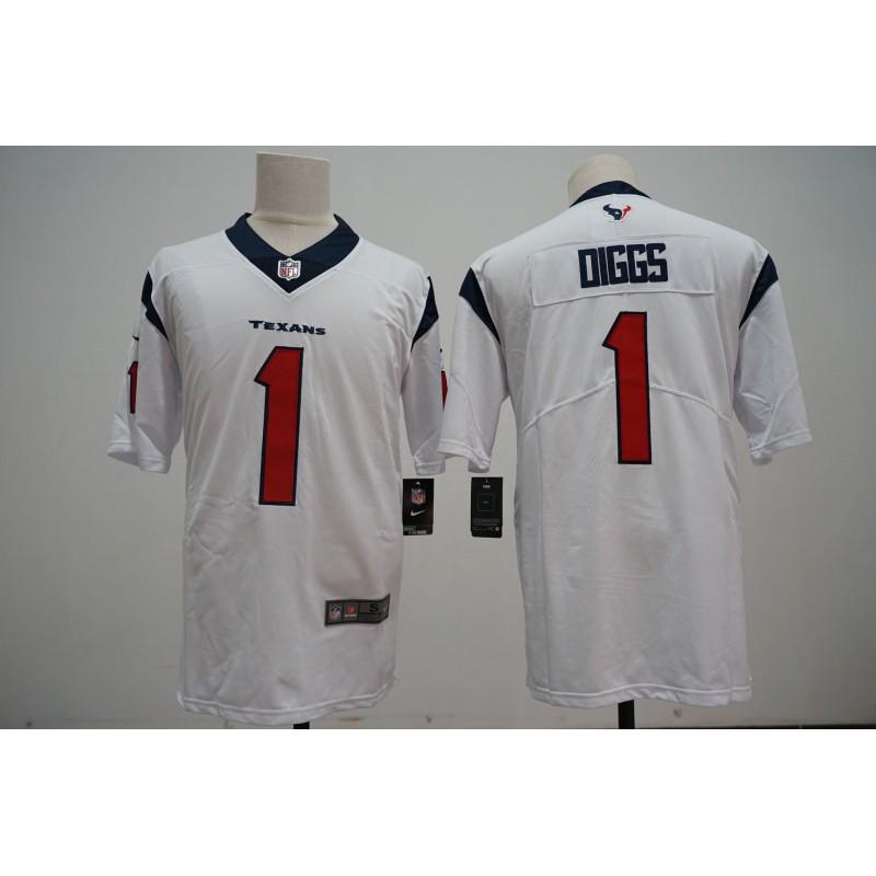 Houston Texans NFL Football Jersey Mens Sportswear Performance Tee Fall Winter Breathable Fan Apparel