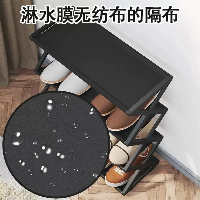 4-Tier X-Type Shoe Storage Rack, Dorm Rooms Multifunctional X-shaped Dust-proof Storage Rack for Entryways Hallways Bedrooms