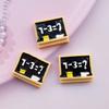 8pcs/Lot Hand Painted Kawaii Resin Mixed Mini Stationery Flatback Cabochons For Hair Bow Centers DIY Scrapbooking Decor D40