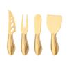6pcs Black 4pcs Matte Cheese Knives Set High Quality Stainless Steel Handle Multiuse Divider Cheese Knife Butter Spatula Cheese Slicer