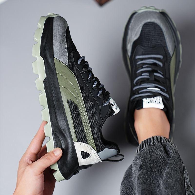 Men's shoes Sneakers Men's outdoor platform sneakers Running shoes Trendy versatile new casual shoes