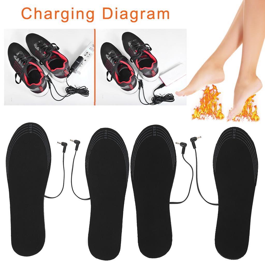 Unisex Electric Heated Insoles Warm Shoe Inserts for Shoes Boot Keep Warm Shoe Pad