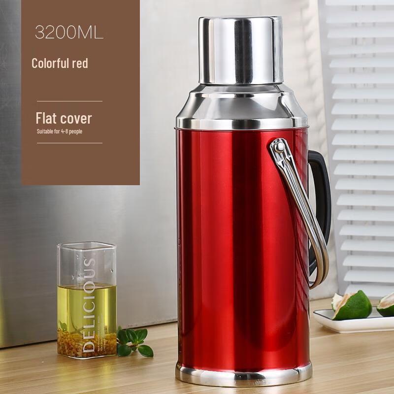 HANDUNYOU Household 3.2L Stainless Steel Thermos Bottle