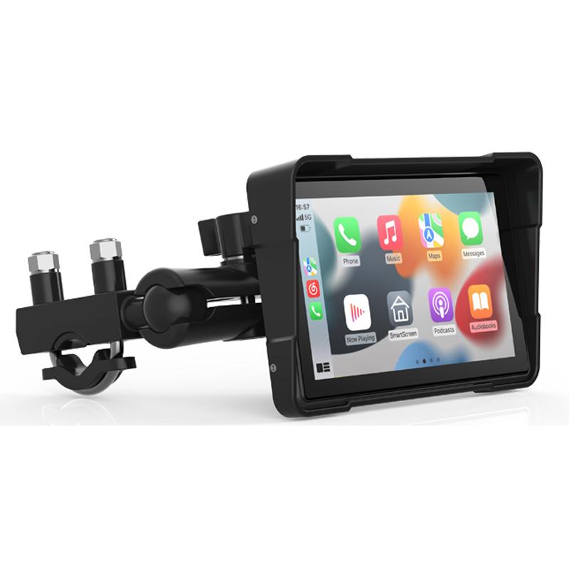 

W512A 5 inch IPS Touch Screen 2.4G/5G WiFi Motorcycle Navigation Screen with Wireless Carplay Android Auto Type A