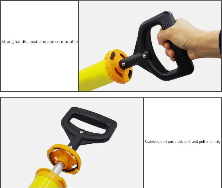 Caulking Gun Cement Lime Pump Grouting Mortar Sprayer Applicator Grout Filling Tools with 4 Nozzles Caulking Gun